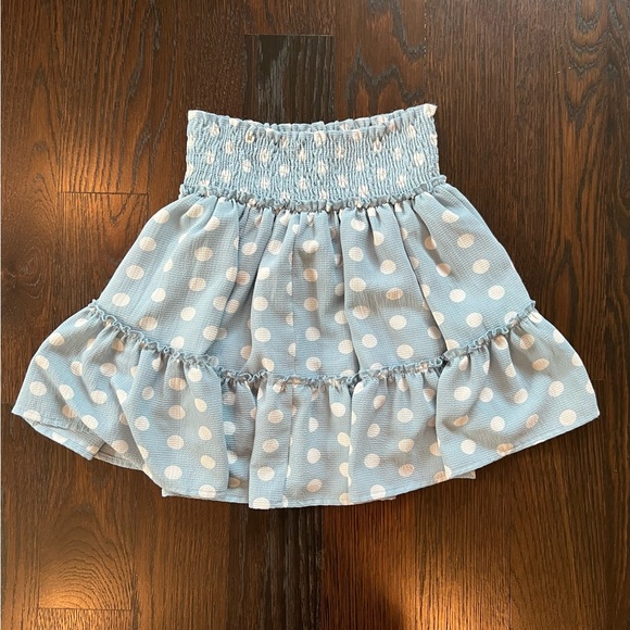 Altar’d State Blue and white polka dot skirt - Picture 2 of 2